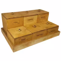 ست پاسماوری 7 پارچه طرح چوبی مدل Square