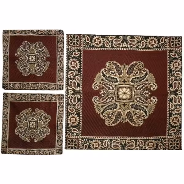رومیزی کد SETPAK1 به همراه کاور کوسن