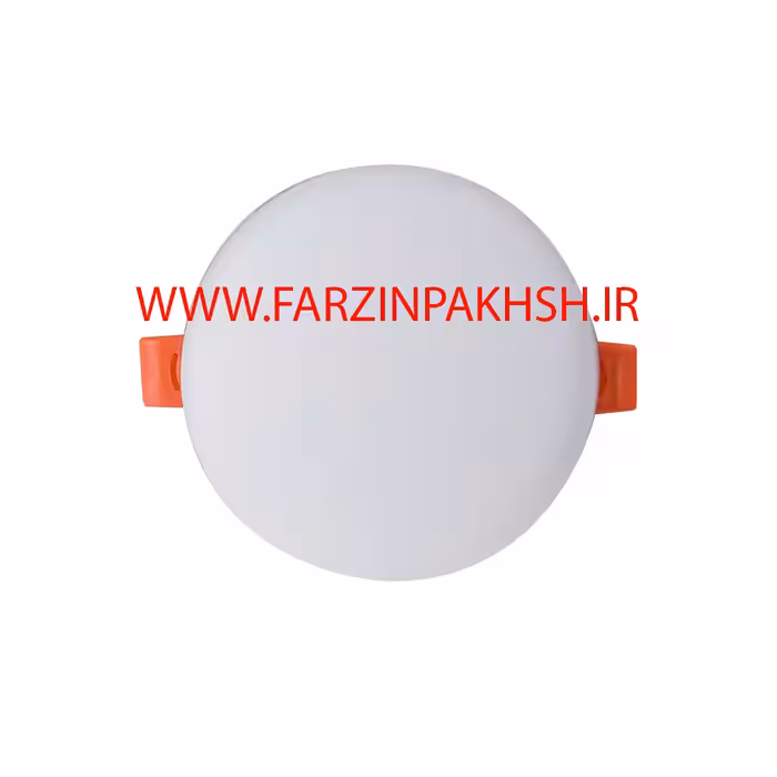 چراغ پنلی فول لایت فنر متحرک SMD توکار 10 وات دایره شاه چراغ پارسیان مدل شهراد