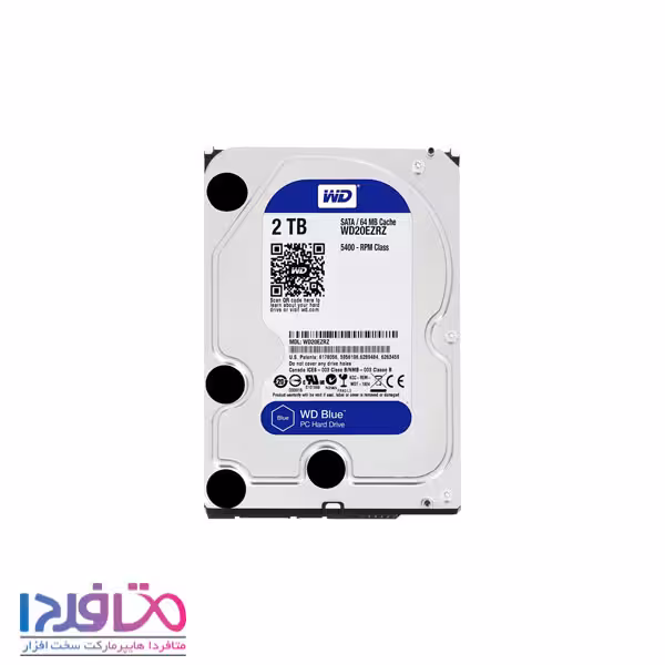 هارد اینترنال وسترن دیجیتال 2TB مدل WD Blue 20EZRZ