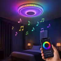 چراغ سقفی 72 وات اسپیکردار RGB برنامه پذیر ویمکس