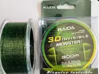 نخ ماهیگیری برند کایدا 300 متری سایز 0.40 استتاری KAIDA 3D