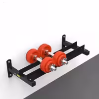 رک دمبل دیواری خانگی 1 طبقه Home wall dumbbell rack