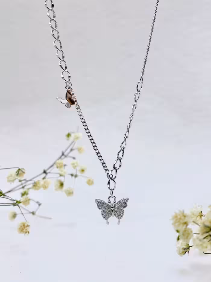 گردنبند فانتزی مینیمال وارداتی کد 20029