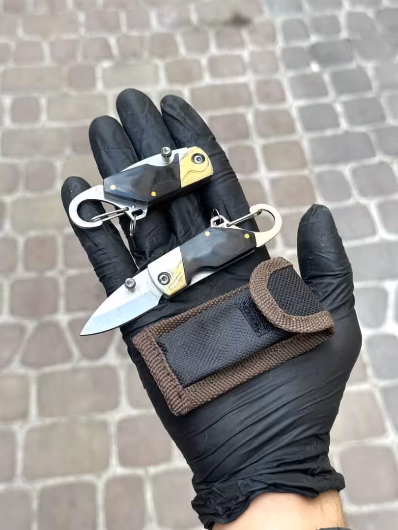 چاقو جیبی نقلی بهمراه غلاف