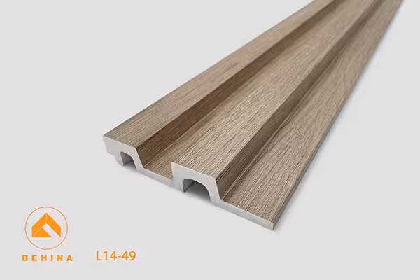 ترمووال بهینا |2شیار| عرض 12 سانت | شاخه 3 متری | رنگ قهوه ای کرم L14-49 | شاخه 3 متری |