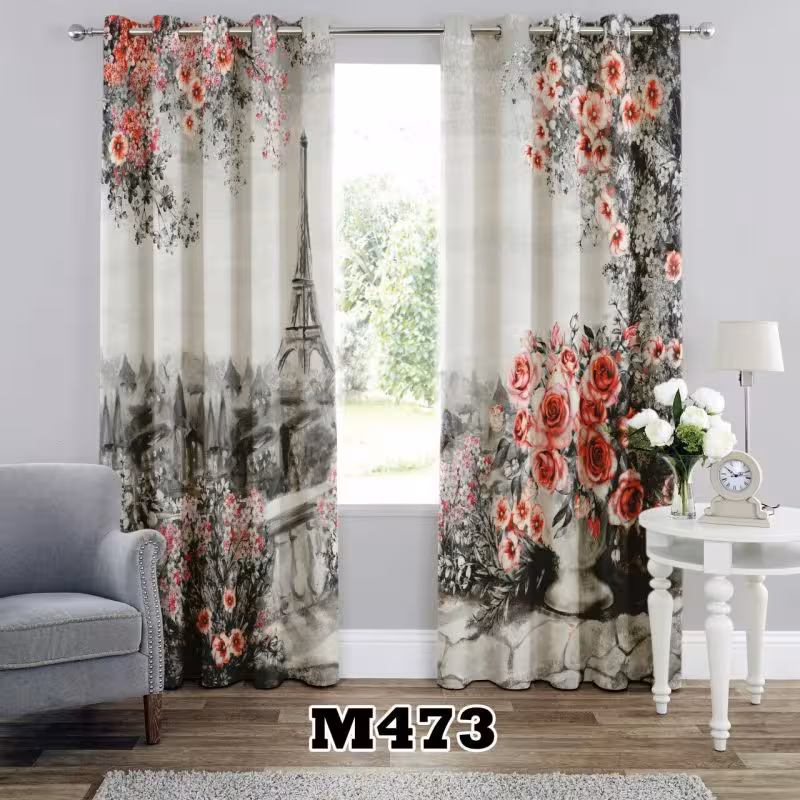 پرده سه بعدی طرح طبیعت