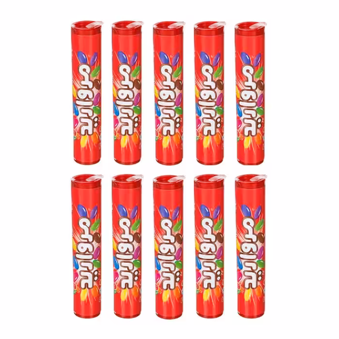 دراژه کاکائویی مروارید مینو 20 گرمی بسته 40 عددی