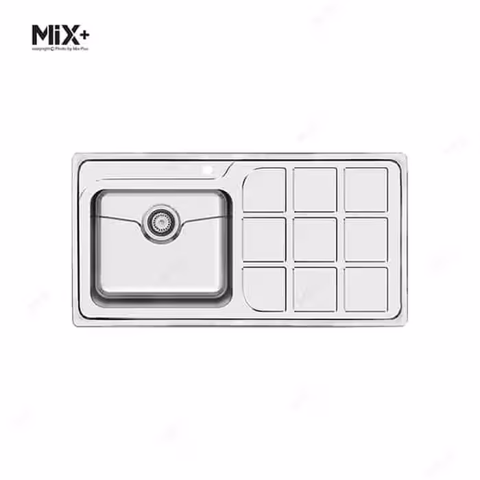 خرید و قیمت سینک توکار میکس پلاس مدل 7034P | نوین هوم