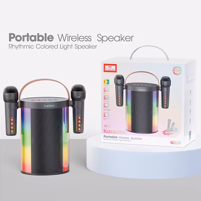 اسپیکر بلوتوثی ارلدام ET-A32   میکروفون