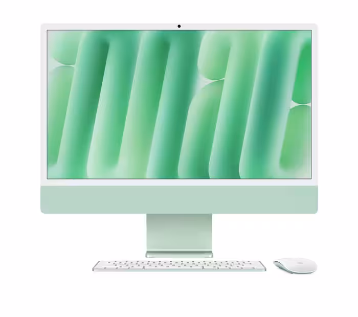 آل این وان 24 اینچی اپل مدل iMac MWV03 2024 M4 10 Core 16GB 512SSD 10 Core GPU 24 inch Retian 4.5K Green All ln One