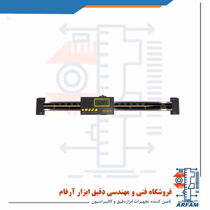 خط کش دیجیتال افقی آسیمتو 30 سانتی متر مدل 9-12-326