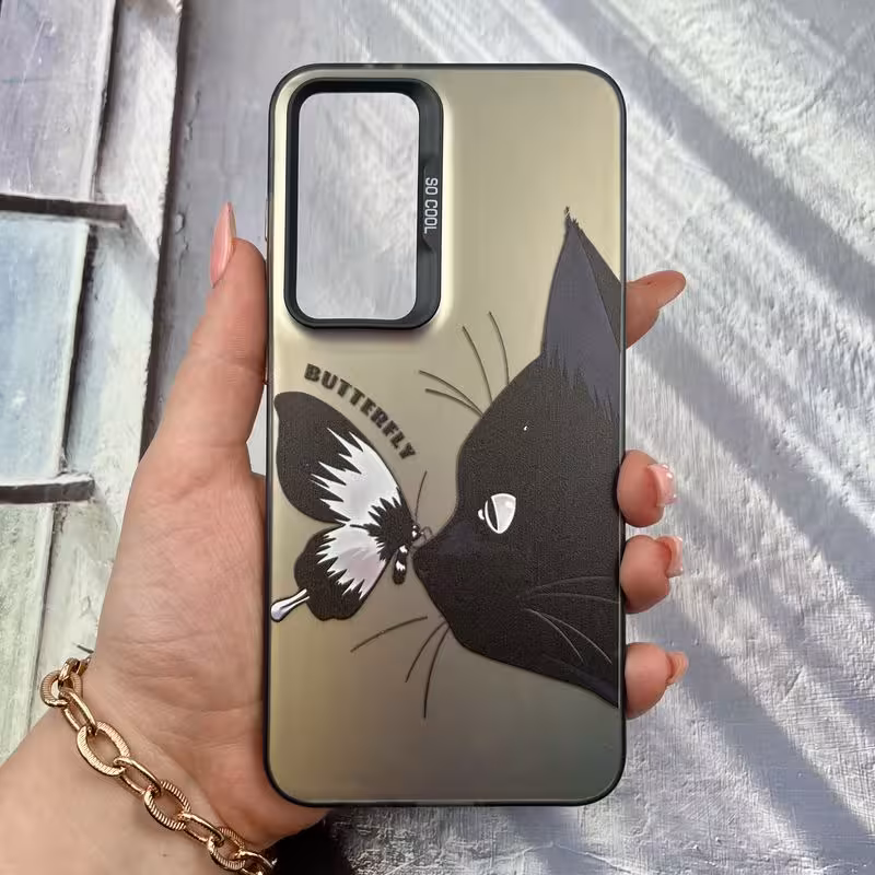 قاب طرح دار سامسونگ A55 طرح گربه