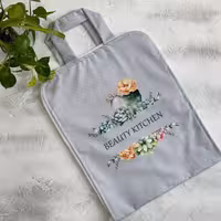 ساک خرید نان مخمل فروزان - طرح 26