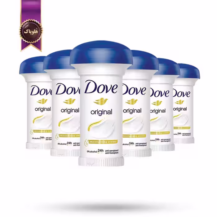 6 عدد دئودورانت کرمی داو Dove مدل اورجینال Original حجم 50 میلی‌لیتر (اورجینال)