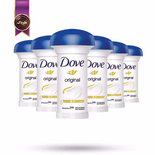 6 عدد دئودورانت کرمی داو Dove مدل اورجینال Original حجم 50 میلی‌لیتر (اورجینال)