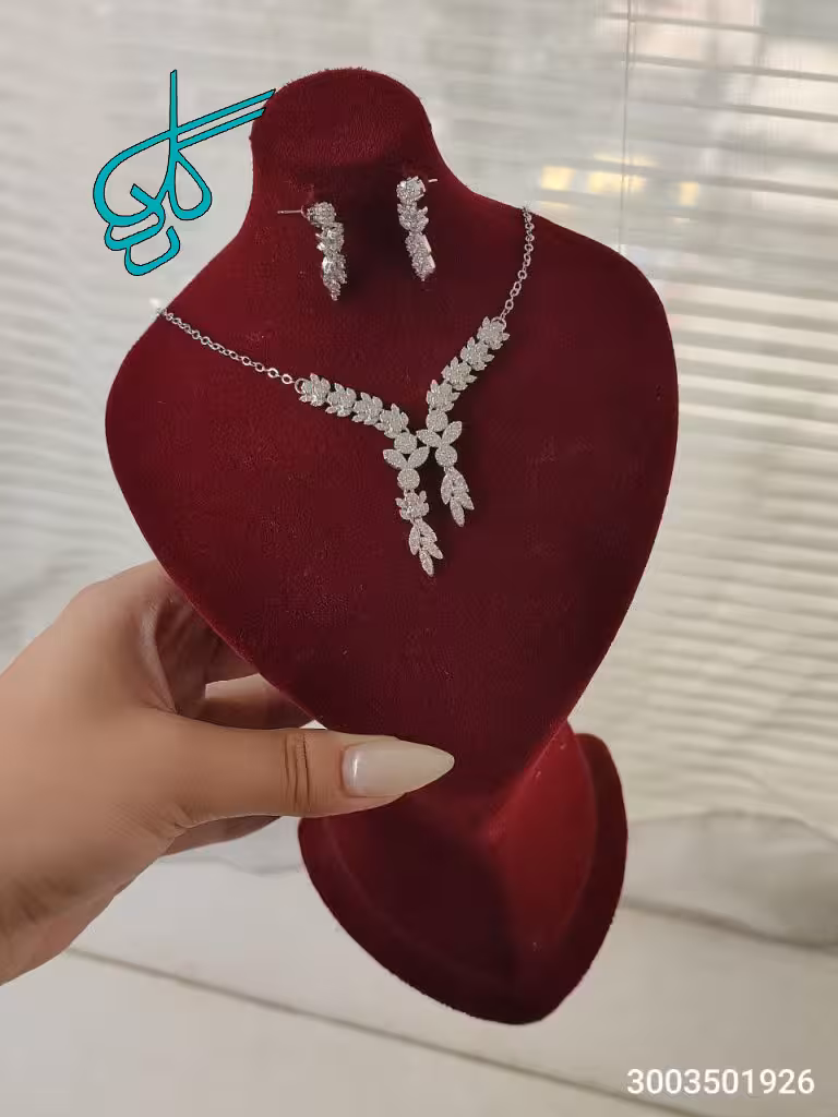 خرید نیمست جواهری بدلیجات نگیندار کیفیت عالی رنگ ثابت کد 1715564 - ردگل