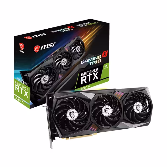 کارت گرافیک ام اس ای GeForce RTX 3060 TI GAMING X TRIO 8GB