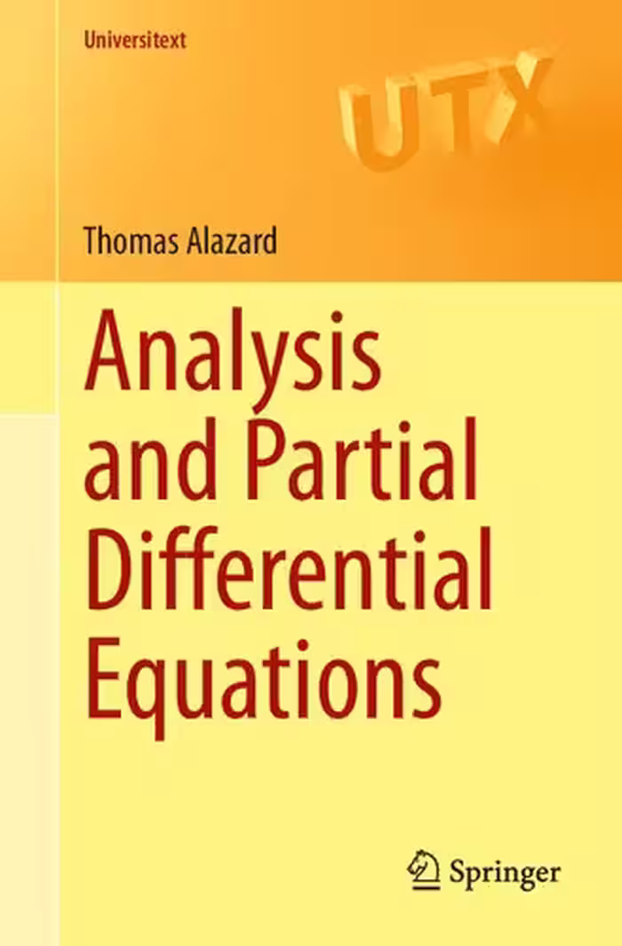 خرید و دانلود نسخه کامل کتاب Analysis and Partial Differential Equations