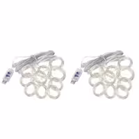 ریسه ال ای دی طرح مفتولی 10 آویز طول 1 متر مجموعه 2 عددی