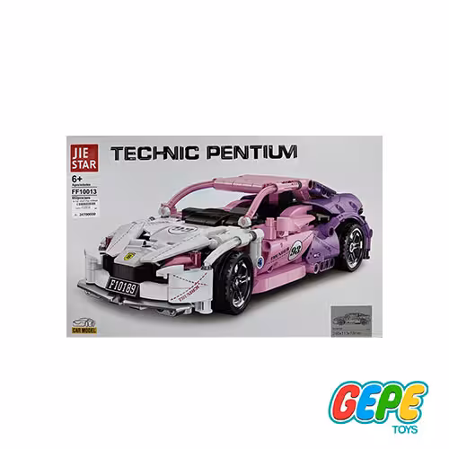 لگو ماشین مسابقه تکنو پنتیوم صورتی