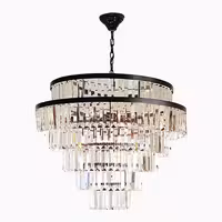 لوستر کریستالی کاردی 6 طبقه گرد رایکا RAIKD42