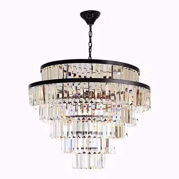 لوستر کریستالی کاردی 6 طبقه گرد رایکا RAIKD42