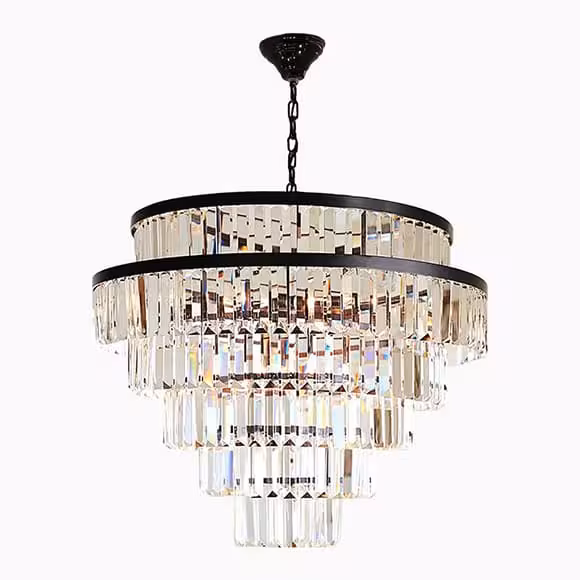 لوستر کریستالی کاردی 6 طبقه گرد رایکا RAIKD42