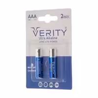 باتری نیم قلم 2 عددی Ultra Alkaline Verity Lro3