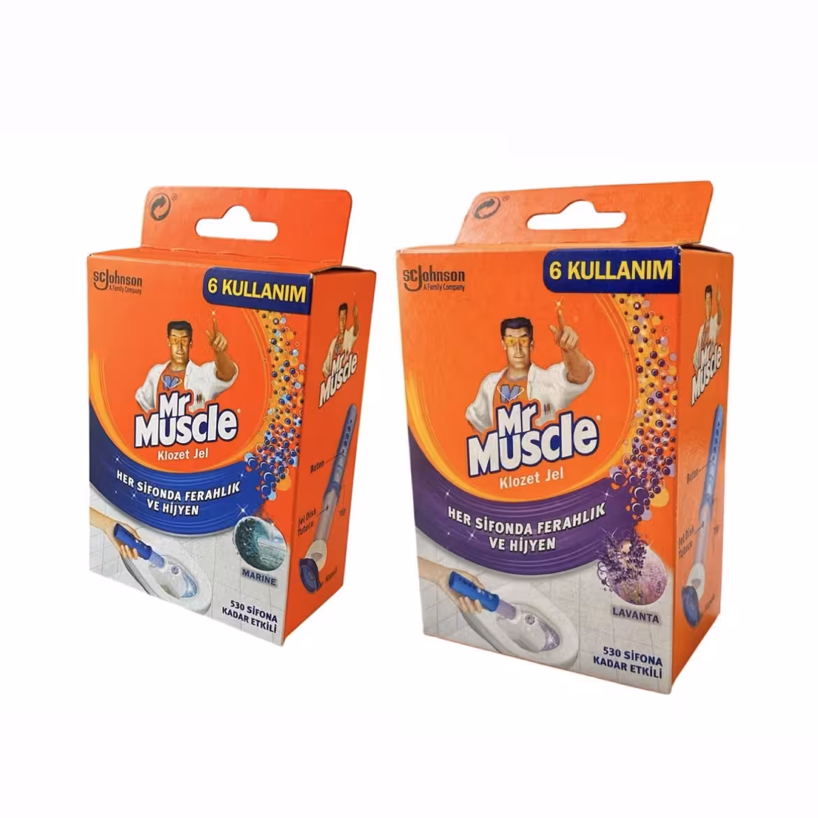 ژل فشنگی خوشبو کننده و ضد عفونی کننده توالت مستر ماسل حجم 38 گرم