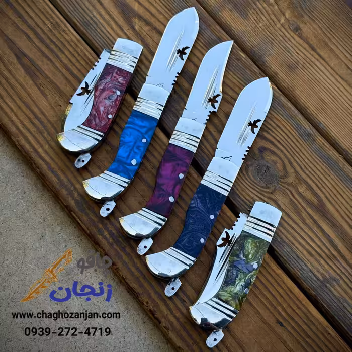 چاقو دنده ای تمام استیل استاد امیر تاران ساخت اصل زنجان