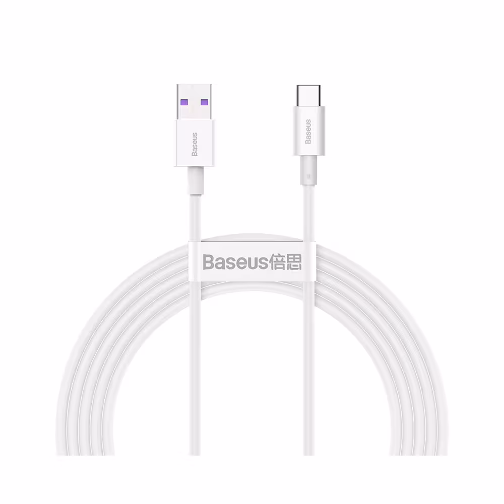 کابل Type C فست شارژ بیسوس Baseus Superior Series USB to Type-C CATYS-A02 طول 2 متر و توان 66 وات
