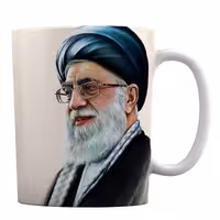 ماگ افراتوس طرح تمثال رهبری و پرچم ایران