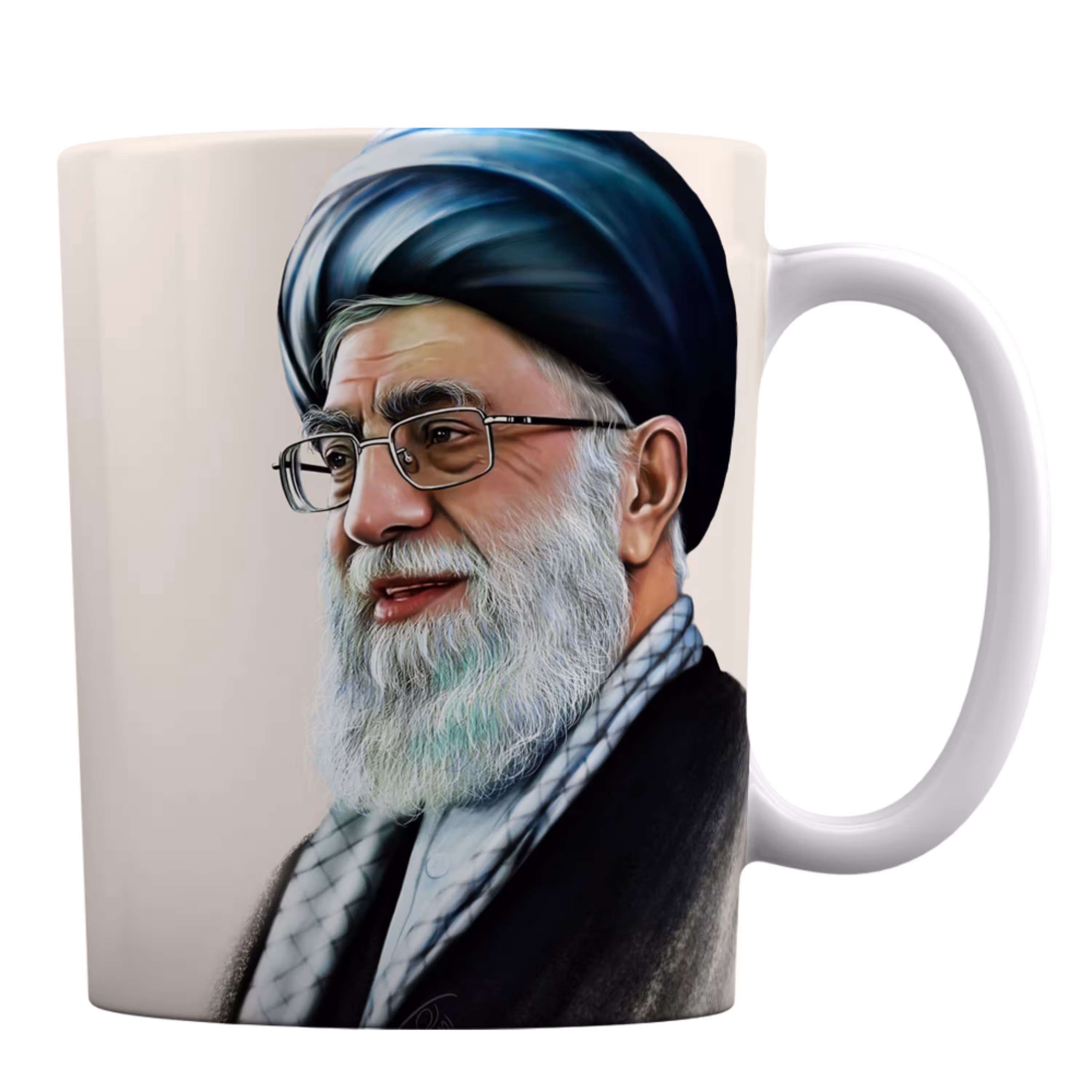 ماگ افراتوس طرح تمثال رهبری و پرچم ایران