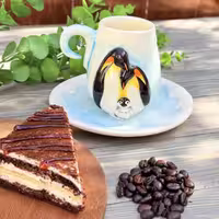 چای خوری طرح پنگوئن