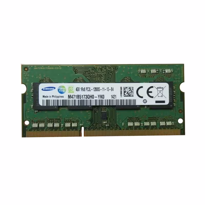 رم لپ تاپ DDR3L  تک کاناله 1600 مگاهرتز CL11 سامسونگ مدل 12800S ظرفیت 4 گیگابایت