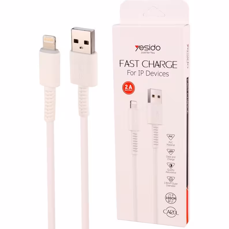 کابل شارژر آیفون Yesido مدل CA120L