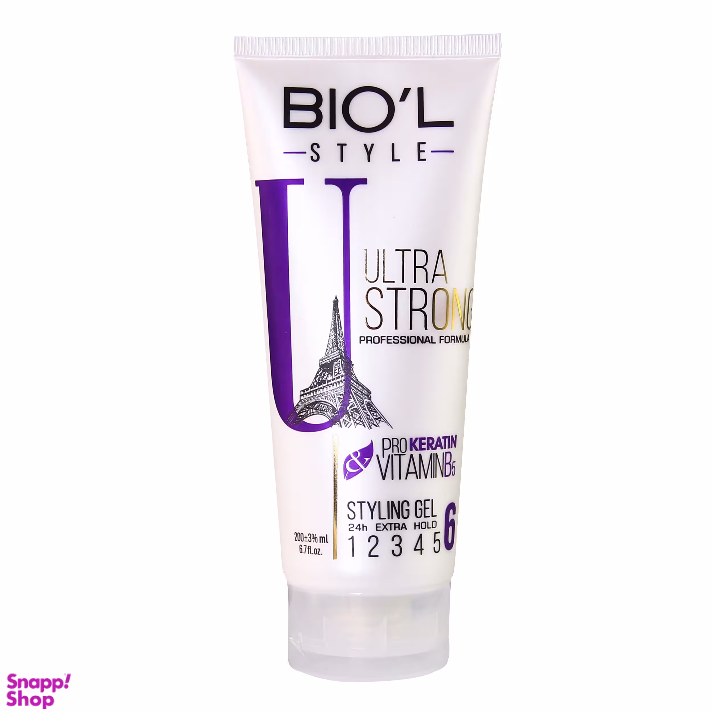 ژل مو بیول مدل Ultra Strong حجم 200 میلی‌ لیتر
