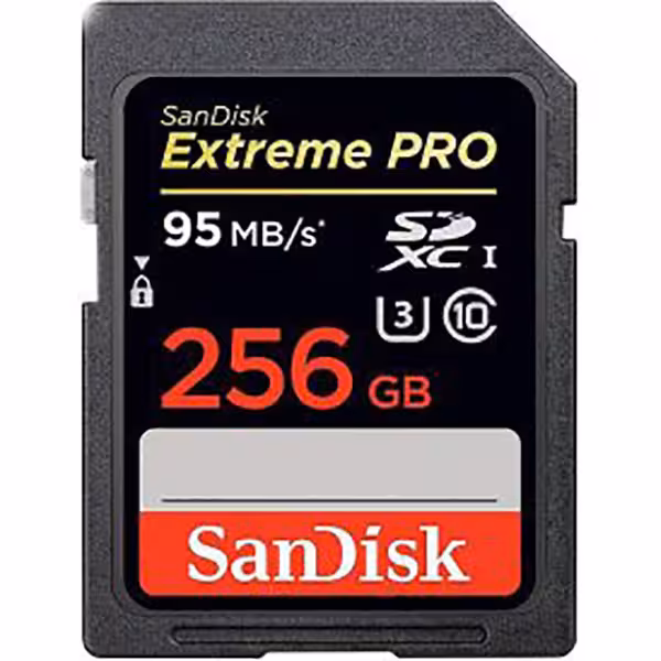 کارت حافظه SDHC سن دیسک مدل Extreme Pro سرعت 95M ظرفیت 256 گیگابایت - فروشگاه اینترنتی پروتاچ