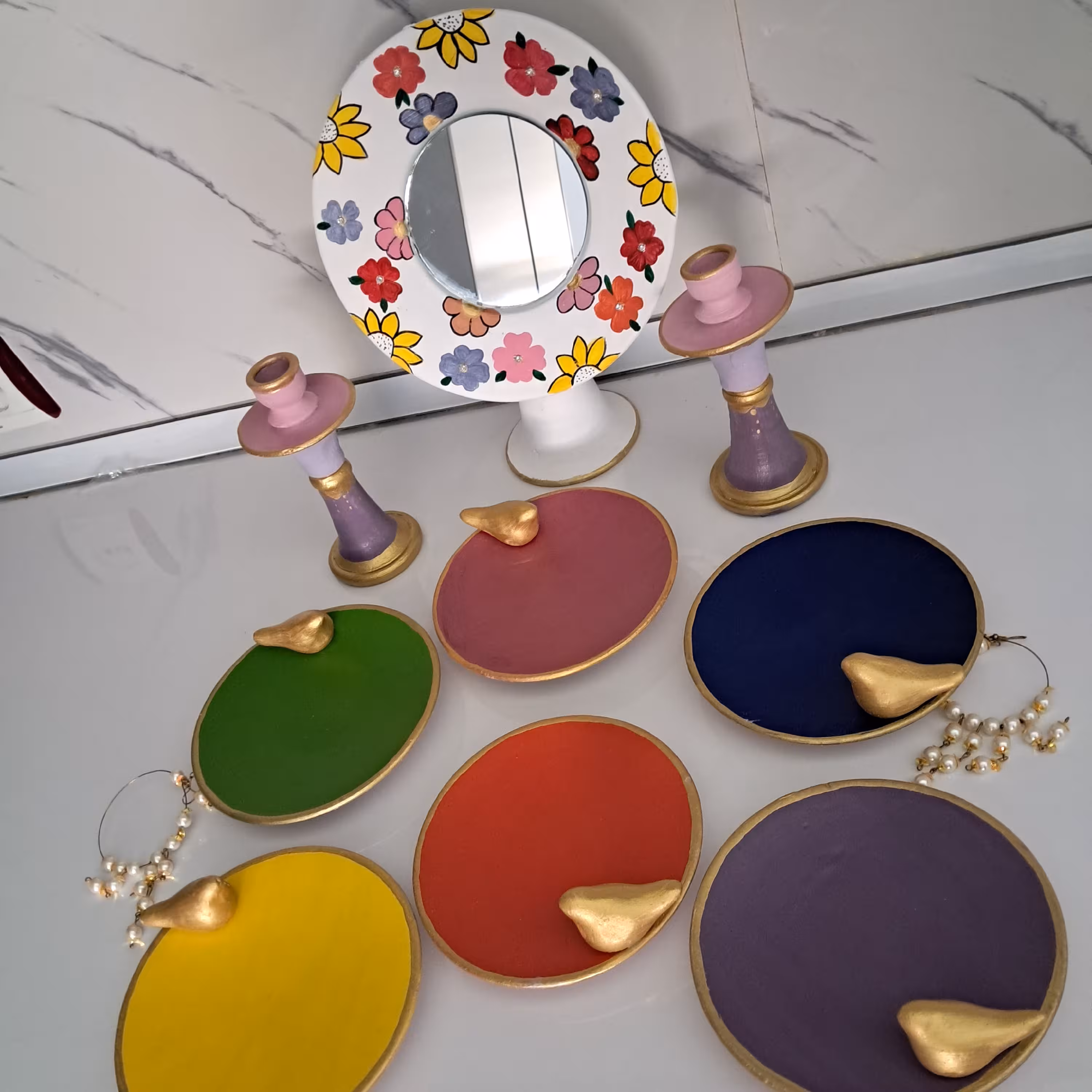 ست هفتسین مدل بهاری رنگی و زیبا