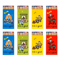 کبریت شومینه مدل زندگی مجموعه 8 عددی