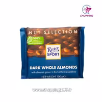 شکلات ریتر اسپرت تلخ با مغز بادام  100 گرم