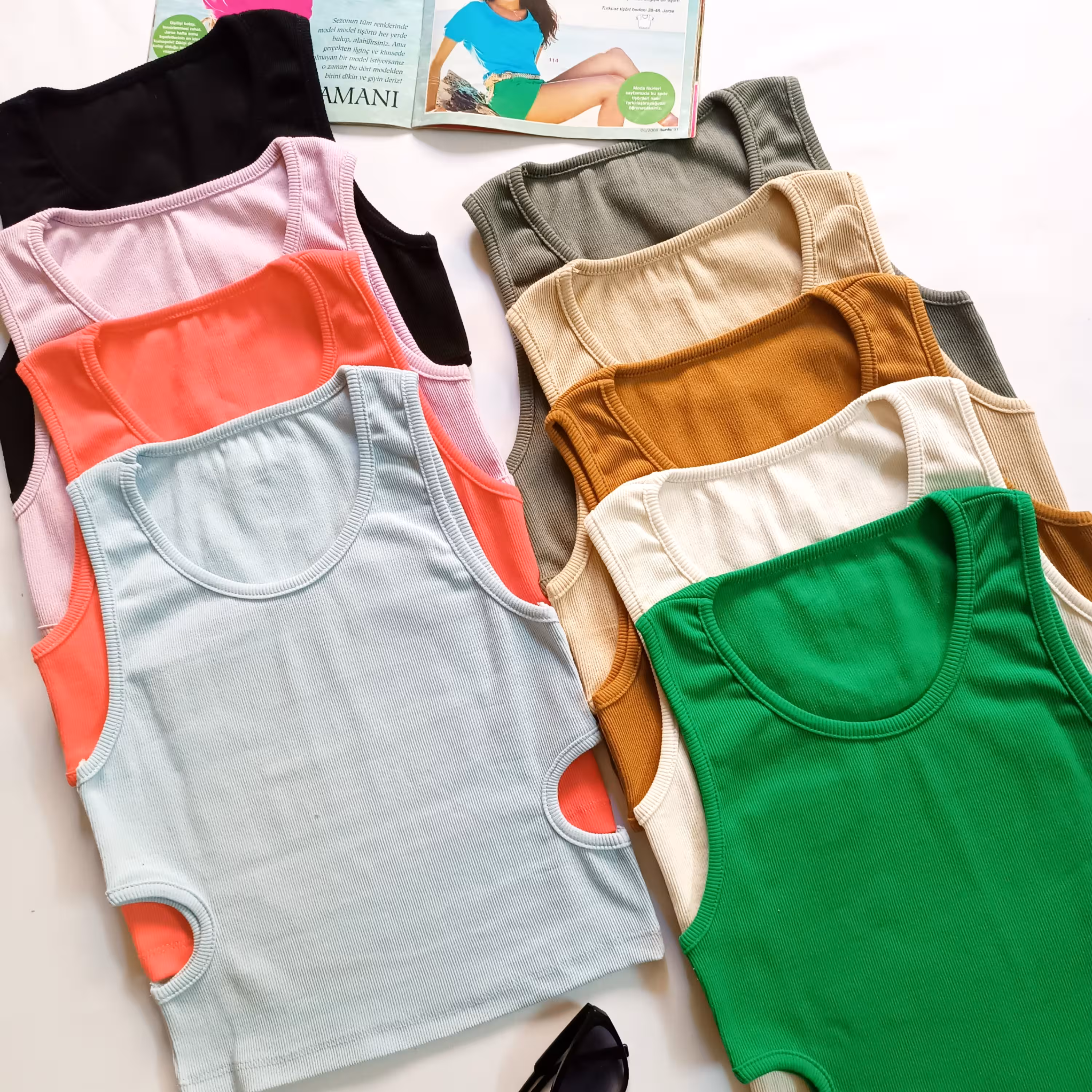 کراپ کبریتی نخ و پنبه دخترانه و زنانه فری سایز مناسب 36 تا 44