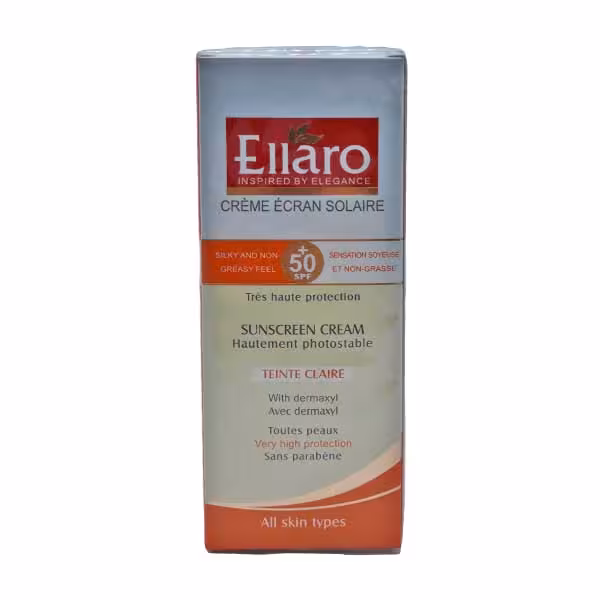 کرم ضدآفتاب الارو انواع پوست مدل teinte claire