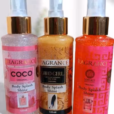 بادی اسپلش شاین‌دار اصل حجم 125 میل | درخشان‌کننده و خوشبوکننده بدن