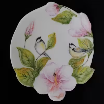  ست فنجان و نعلبکی سرامیکی هیوا طرح نسترن کد 10880927