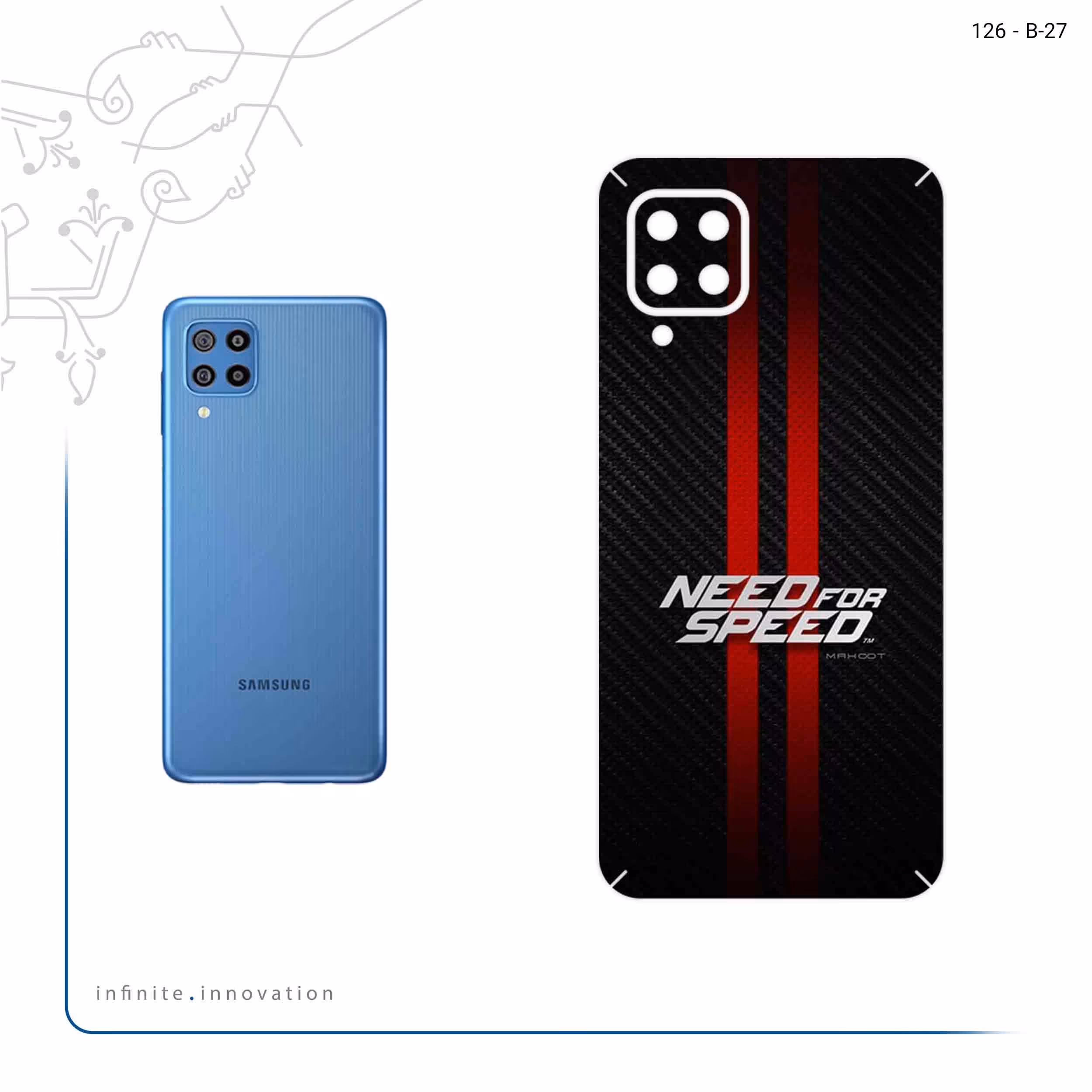 برچسب پوششی ماهوت مدل Need_for_Speed_Game مناسب برای گوشی موبایل سامسونگ Galaxy F22