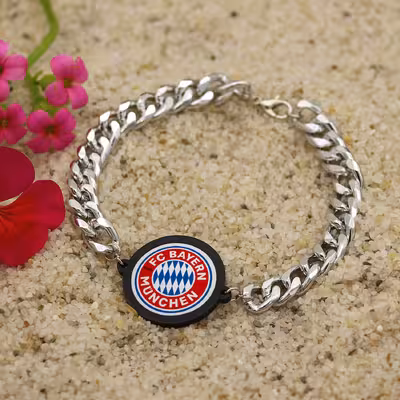 دستبند ناکسیگو مدل بایرن مونیخ کد BZ7135