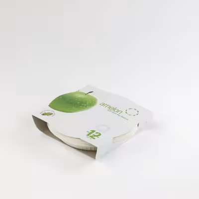 بشقاب یکبار مصرف آملون مدل 20x12x3 سه بسته 12 عددی