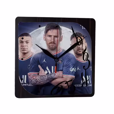 ساعت دیواری طرح لیونل مسی کد tm9